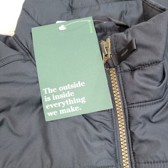 LL Bean Jacket Mens Sz XXL Black Quilted Gorpcore Puffer Winter Cold Snow Ski - Picture 14 of 16